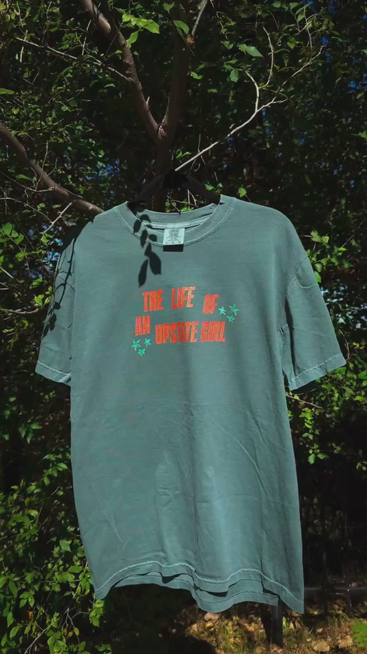 THE LIFE OF AN UPSTATE GIRL DTF Print Tee ✨🧡