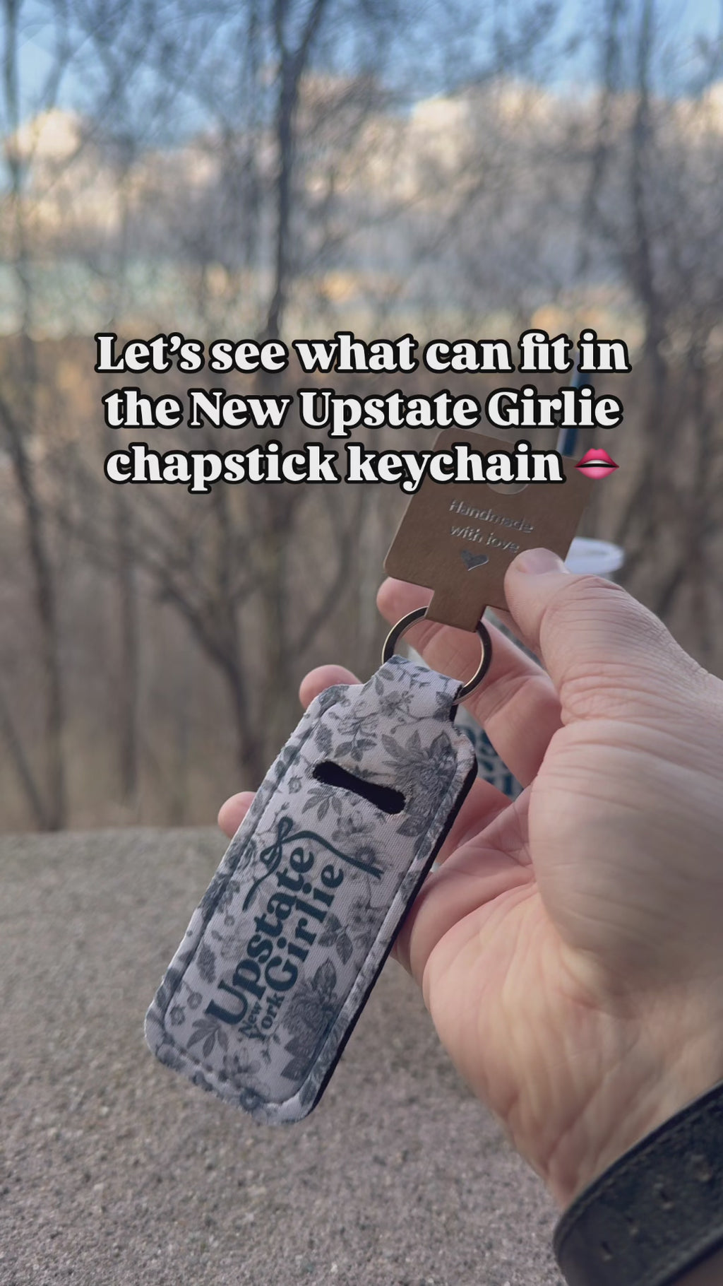 ADK Park Lip Balm Keychain